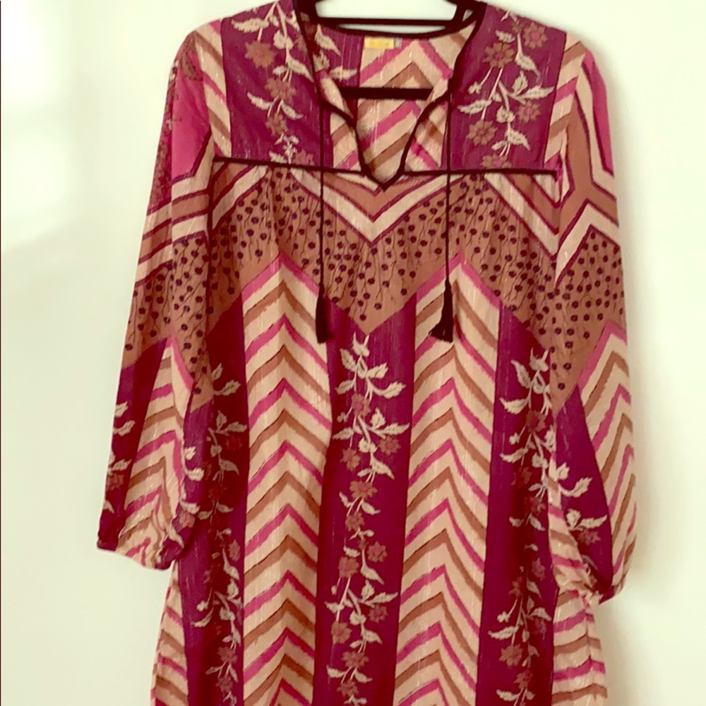 Lovely cotton mid length Matta dress